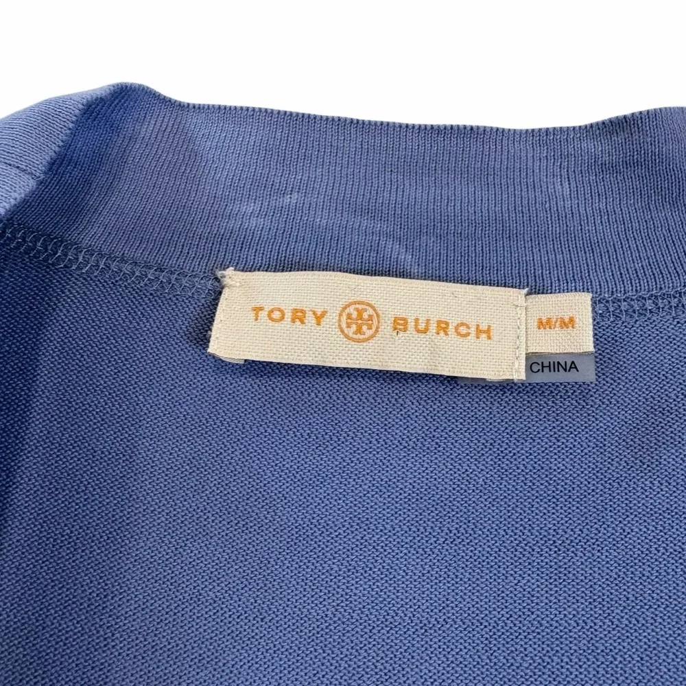 Tory Burch | Simone Cardigan | Periwinkle Blue| Medium